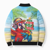 Hawaii Christmas Bomber Puffer Jacket Have A Very Beachy Christmas LT05 - Polynesian Pride