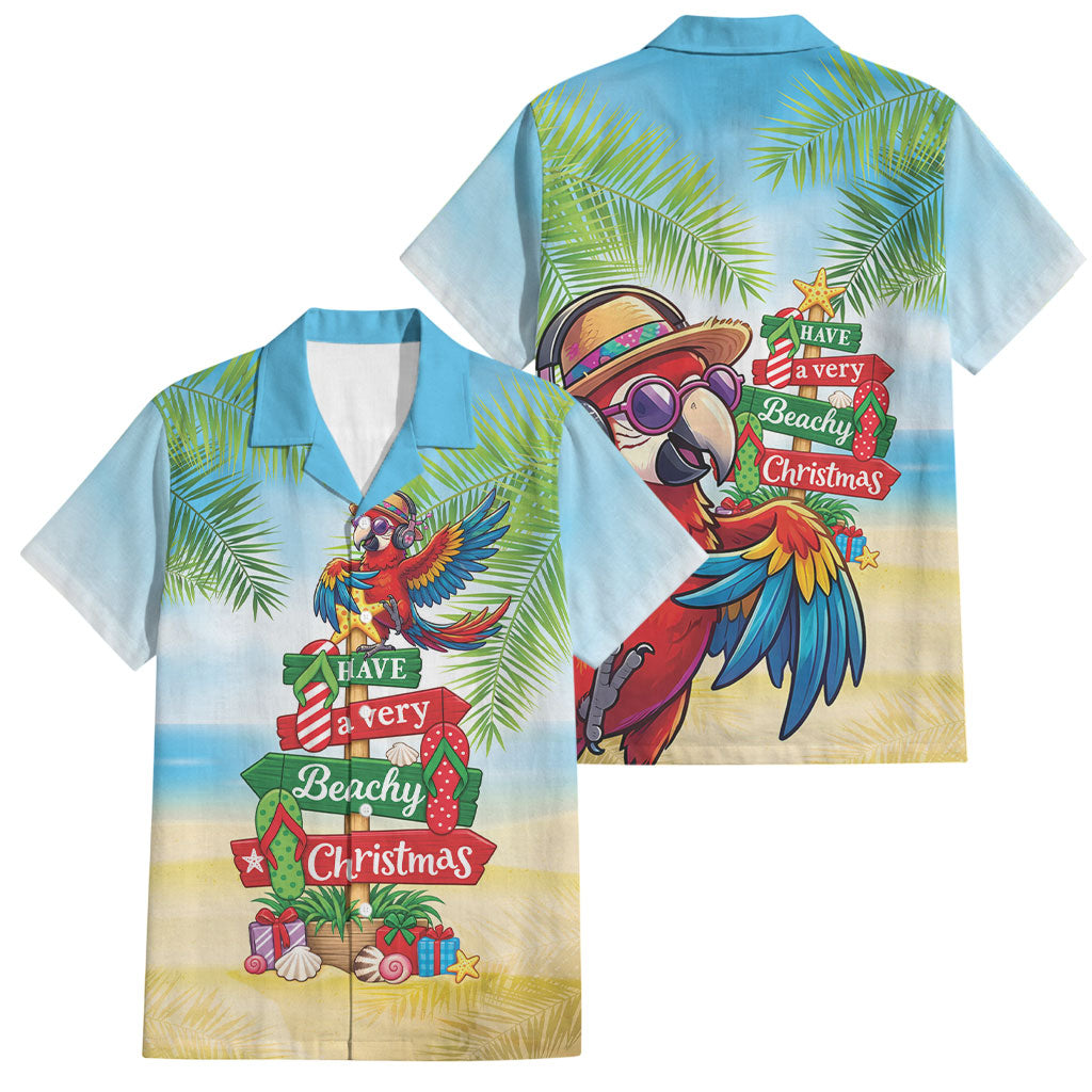 Hawaii Christmas Family Matching Puletasi and Hawaiian Shirt Have A Very Beachy Christmas