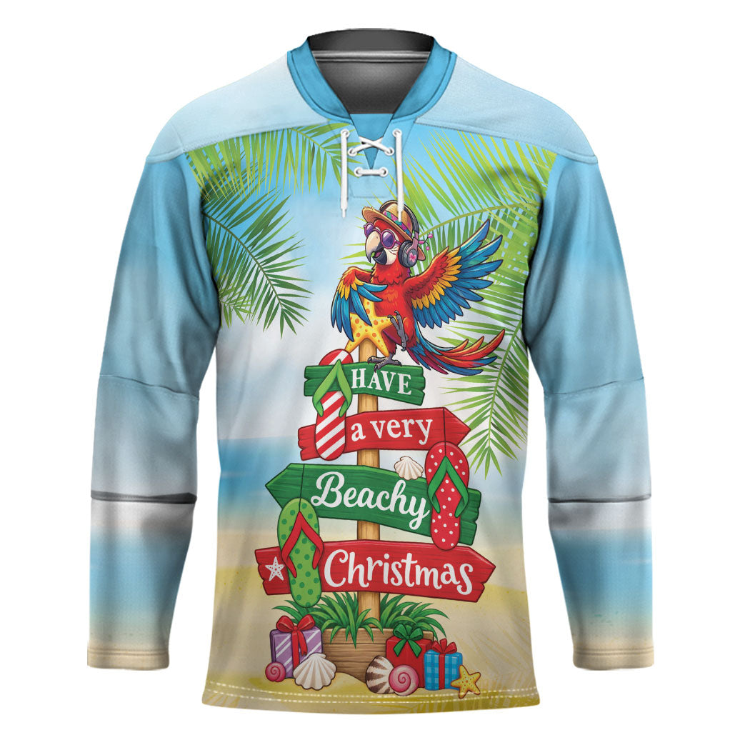 Hawaii Christmas Hockey Jersey Have A Very Beachy Christmas
