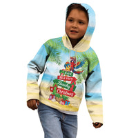 Hawaii Christmas Kid Hoodie Have A Very Beachy Christmas LT05 - Polynesian Pride