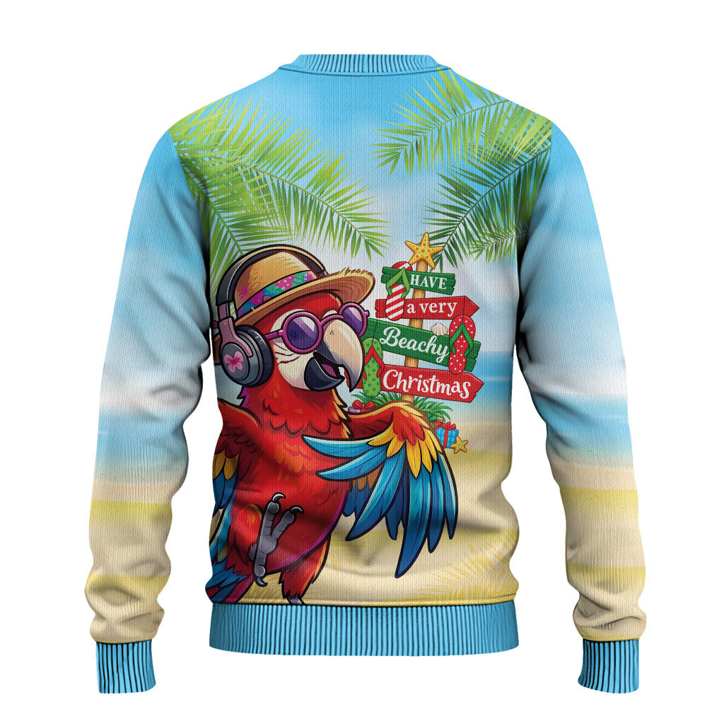Hawaii Christmas Ugly Christmas Sweater Have A Very Beachy Christmas LT05 - Polynesian Pride
