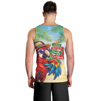 Hawaii Christmas Men Tank Top Have A Very Beachy Christmas LT05 - Polynesian Pride