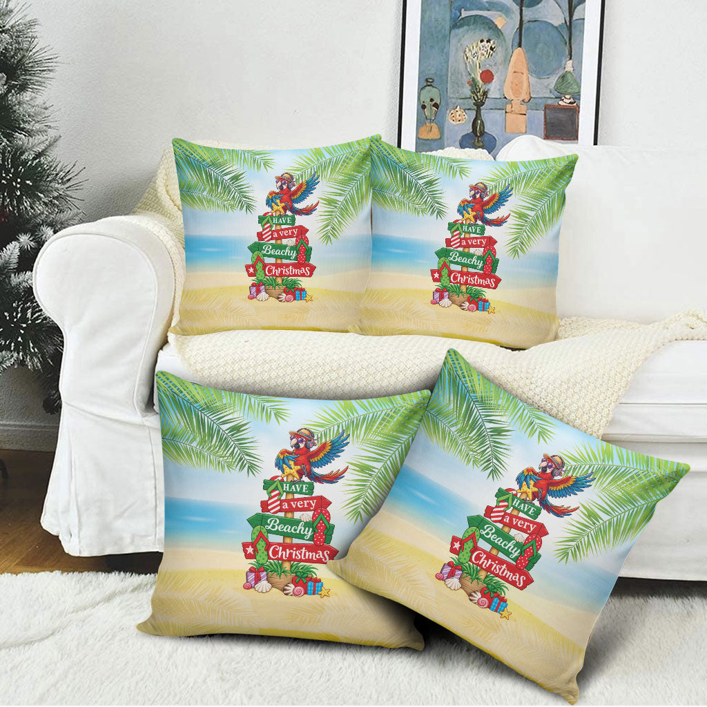 Hawaii Christmas Pillow Cover Have A Very Beachy Christmas