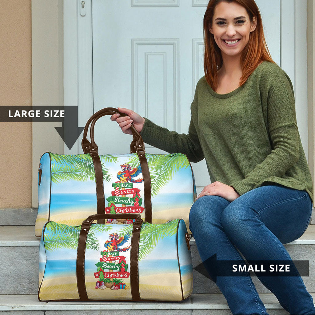 Hawaii Christmas Travel Bag Have A Very Beachy Christmas LT05 - Polynesian Pride