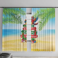Hawaii Christmas Window Curtain Have A Very Beachy Christmas