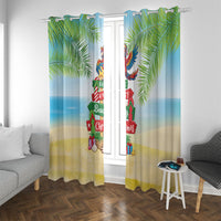 Hawaii Christmas Window Curtain Have A Very Beachy Christmas