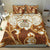 Fiji Spring Break Bedding Set Fijian Tapa Pattern Brown LT05 - Polynesian Pride