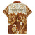 Personalized Fiji Spring Break Hawaiian Shirt Fijian Tapa Pattern Brown LT05 - Polynesian Pride