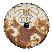 Fiji Spring Break Spare Tire Cover Fijian Tapa Pattern Brown LT05 - Polynesian Pride