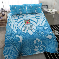 Fiji Spring Break Bedding Set Fijian Tapa Pattern Blue LT05 - Polynesian Pride
