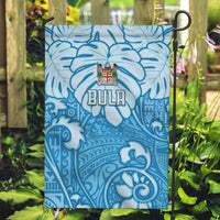 Fiji Spring Break Garden Flag Fijian Tapa Pattern Blue LT05 Garden Flag Blue - Polynesian Pride