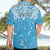 Personalized Fiji Spring Break Hawaiian Shirt Fijian Tapa Pattern Blue LT05 - Polynesian Pride