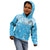 Personalized Fiji Spring Break Kid Hoodie Fijian Tapa Pattern Blue LT05 - Polynesian Pride