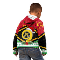 Personalized Vanuatu Christmas Kid Hoodie Santa God Yumi LT05 - Polynesian Pride