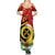 Personalized Vanuatu Christmas Summer Maxi Dress Santa God Yumi LT05 - Polynesian Pride