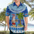 Personalized Fiji Christmas Hawaiian Shirt Santa Claus Surf Marau Na Kerisimasi LT05 - Polynesian Pride