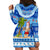 Personalized Fiji Christmas Hoodie Dress Santa Claus Surf Marau Na Kerisimasi LT05 - Polynesian Pride