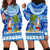 Personalized Fiji Christmas Hoodie Dress Santa Claus Surf Marau Na Kerisimasi LT05 - Polynesian Pride