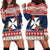 Wallis and Futuna Christmas Hoodie Dress Poinsettia Joyeux Noel