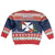 Wallis and Futuna Christmas Kid Ugly Christmas Sweater Poinsettia Joyeux Noel