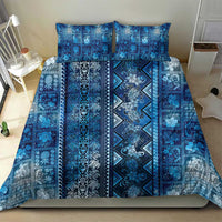 Hawaii Makahiki Turtle Bedding Set Galaxy Tapa Pattern - Polynesian Pride