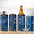 Hawaii Makahiki Turtle 4 in 1 Can Cooler Tumbler Galaxy Tapa Pattern - Polynesian Pride
