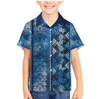 Hawaii Makahiki Turtle Family Matching Mermaid Dress and Hawaiian Shirt Galaxy Tapa Pattern - Polynesian Pride