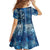 Hawaii Makahiki Turtle Family Matching Off Shoulder Maxi Dress and Hawaiian Shirt Galaxy Tapa Pattern - Polynesian Pride