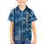 Hawaii Makahiki Turtle Family Matching Off Shoulder Maxi Dress and Hawaiian Shirt Galaxy Tapa Pattern - Polynesian Pride