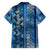 Hawaii Makahiki Turtle Family Matching Off Shoulder Short Dress and Hawaiian Shirt Galaxy Tapa Pattern - Polynesian Pride