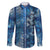 Hawaii Makahiki Turtle Family Matching Off Shoulder Short Dress and Hawaiian Shirt Galaxy Tapa Pattern - Polynesian Pride