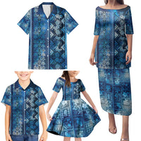 Hawaii Makahiki Turtle Family Matching Puletasi and Hawaiian Shirt Galaxy Tapa Pattern - Polynesian Pride