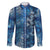 Hawaii Makahiki Turtle Family Matching Short Sleeve Bodycon Dress and Hawaiian Shirt Galaxy Tapa Pattern - Polynesian Pride