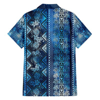 Hawaii Makahiki Turtle Family Matching Summer Maxi Dress and Hawaiian Shirt Galaxy Tapa Pattern - Polynesian Pride