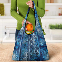 Hawaii Makahiki Turtle Grocery Bag Galaxy Tapa Pattern - Polynesian Pride