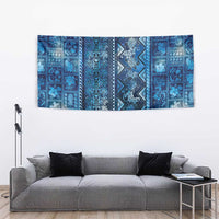 Hawaii Makahiki Turtle Tapestry Galaxy Tapa Pattern - Polynesian Pride