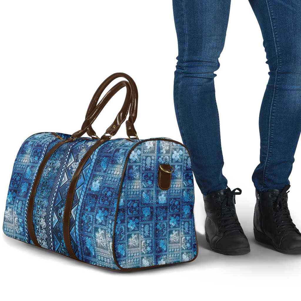 Hawaii Makahiki Turtle Travel Bag Galaxy Tapa Pattern - Polynesian Pride