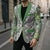 Hawaii Makahiki Turtle Blazer Green Tapa Pattern - Polynesian Pride