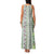 Hawaii Makahiki Turtle Family Matching Tank Maxi Dress and Hawaiian Shirt Green Tapa Pattern - Polynesian Pride