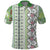 Hawaii Makahiki Turtle Polo Shirt Green Tapa Pattern - Polynesian Pride