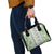 Hawaii Makahiki Turtle Shoulder Handbag Green Tapa Pattern - Polynesian Pride