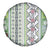 Hawaii Makahiki Turtle Spare Tire Cover Green Tapa Pattern - Polynesian Pride