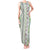 Hawaii Makahiki Turtle Tank Maxi Dress Green Tapa Pattern - Polynesian Pride
