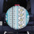 Hawaii Makahiki Turtle Spare Tire Cover Blue Tapa Pattern - Polynesian Pride