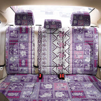 Hawaii Makahiki Turtle Back Car Seat Cover Violet Tapa Pattern - Polynesian Pride