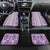 Hawaii Makahiki Turtle Car Mats Violet Tapa Pattern - Polynesian Pride