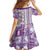 Hawaii Makahiki Turtle Family Matching Puletasi and Hawaiian Shirt Violet Tapa Pattern - Polynesian Pride