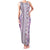 Hawaii Makahiki Turtle Family Matching Tank Maxi Dress and Hawaiian Shirt Violet Tapa Pattern - Polynesian Pride