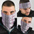 Hawaii Makahiki Turtle Neck Gaiter Violet Tapa Pattern - Polynesian Pride