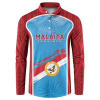 Personalised Malaita Province Day Button Sweatshirt Unique Style LT05 Blue - Polynesian Pride